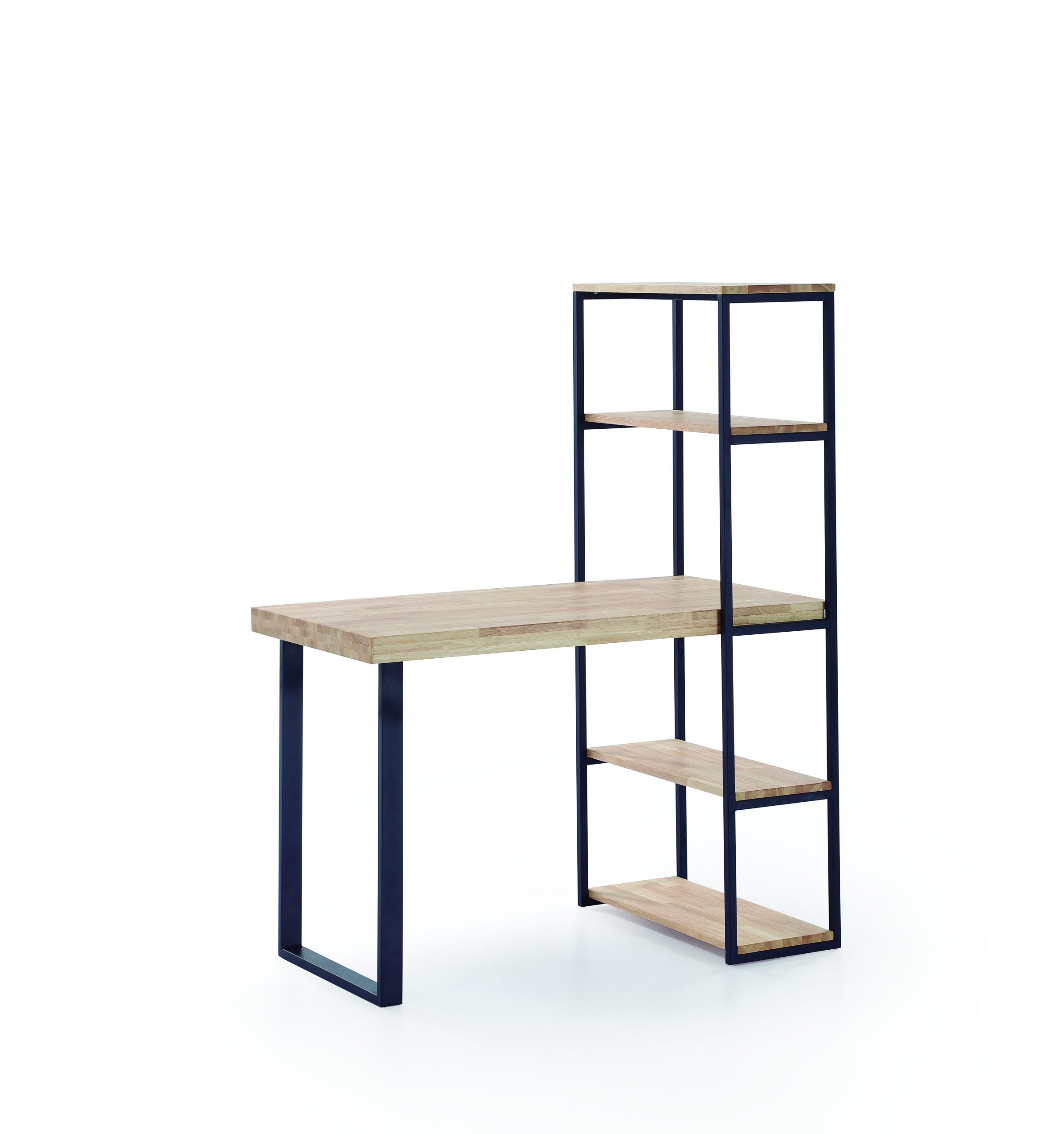 Mesa con estanteria Taylo negro nordish-1