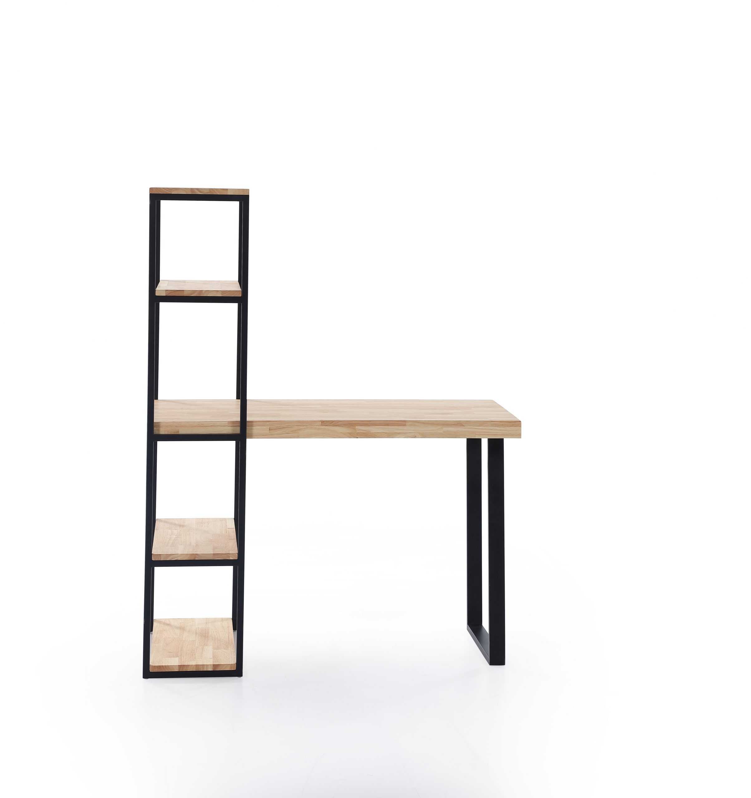 Mesa con estanteria Taylo negro nordish-2