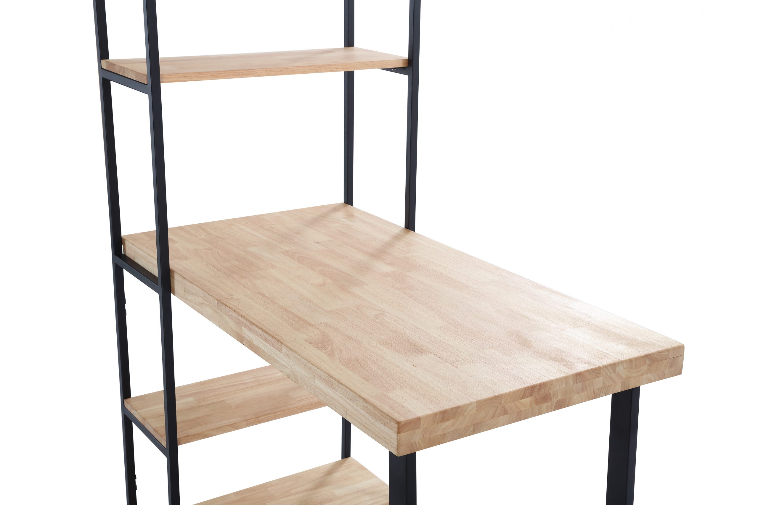 Mesa con estanteria Taylo negro nordish-3