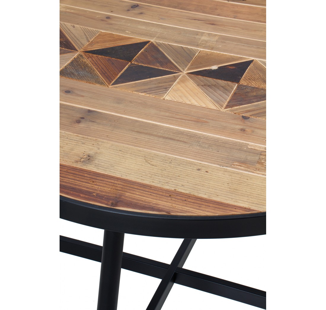 mesa-redonda-madera-reciclad100-diam-con-pie-metalico