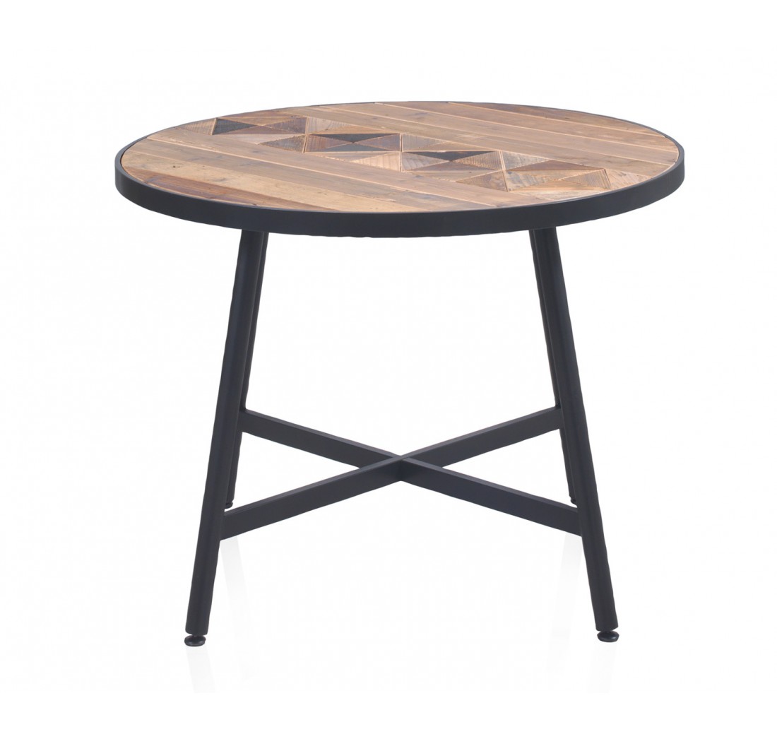 mesa-redonda-madera-reciclada 100-diam-con-pie-metalico