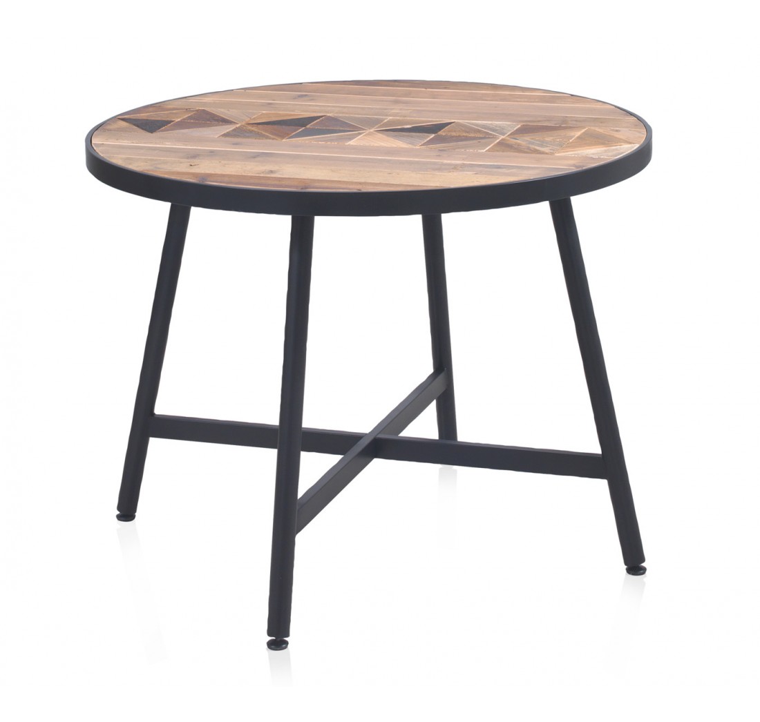 mesa-redonda-madera-reciclada-100-diam-con pie-metalico